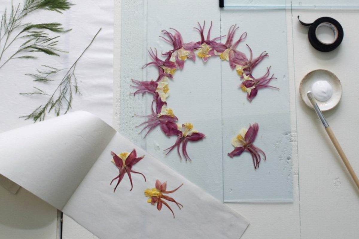 quadri floreali fai da te fiori secchi 1