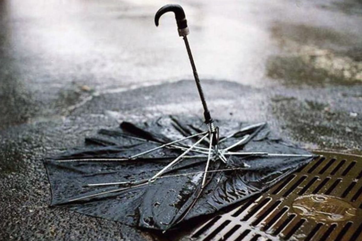 riciclare un ombrello rotto come riciclo ombrello