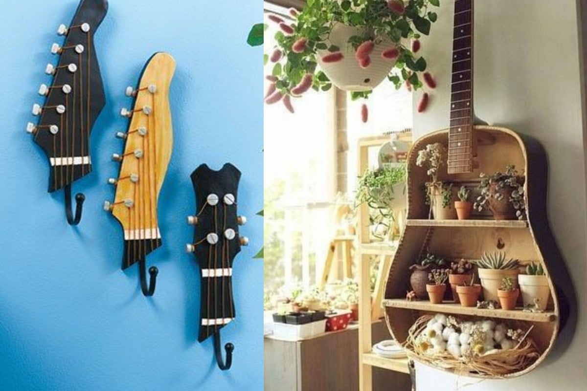 riutilizzare una chitarra ecco come riciclo chitarra