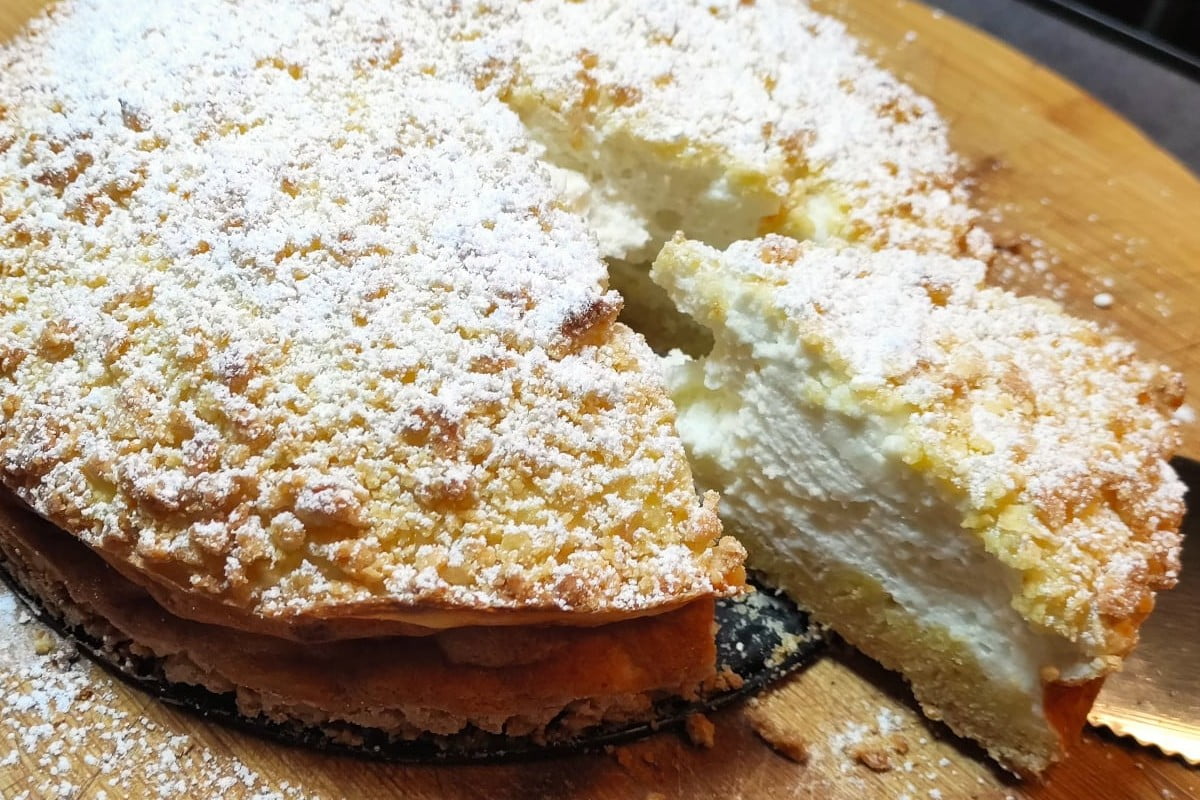 torta golosa con crema allo torta con crema allo yogurt