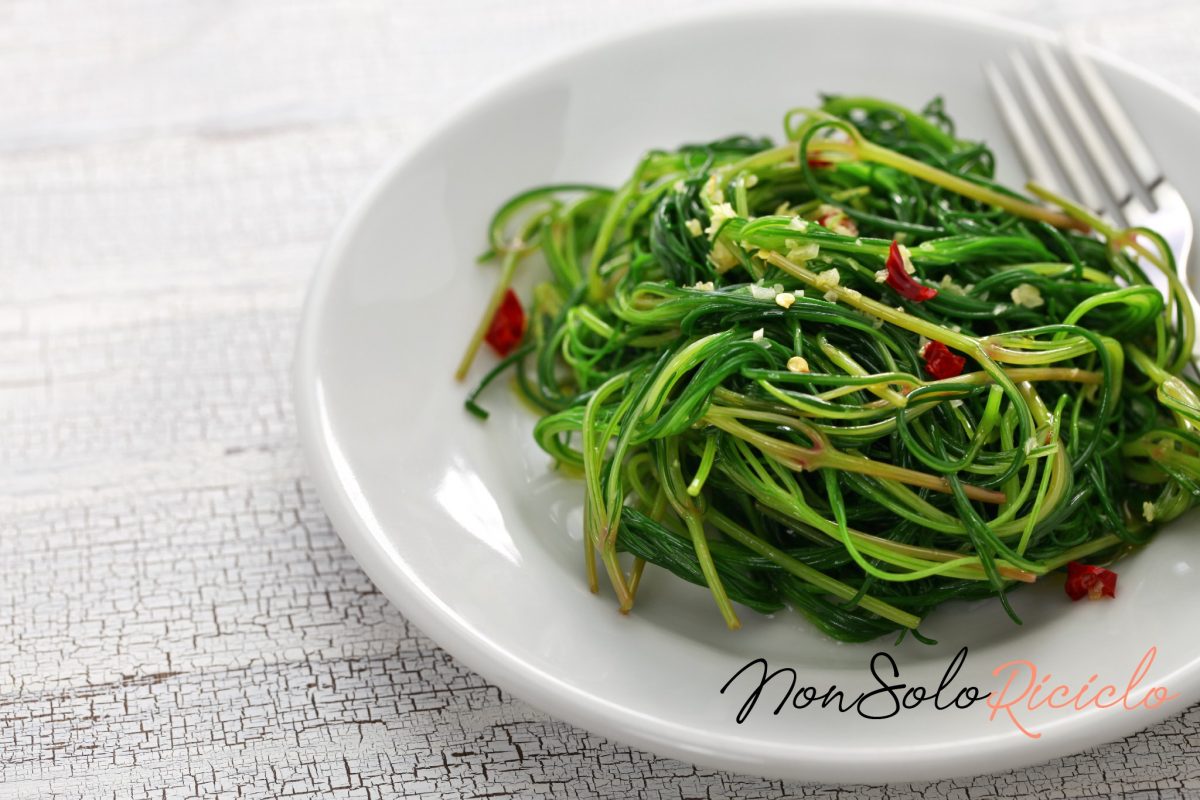 agretti saltati in padella con 8