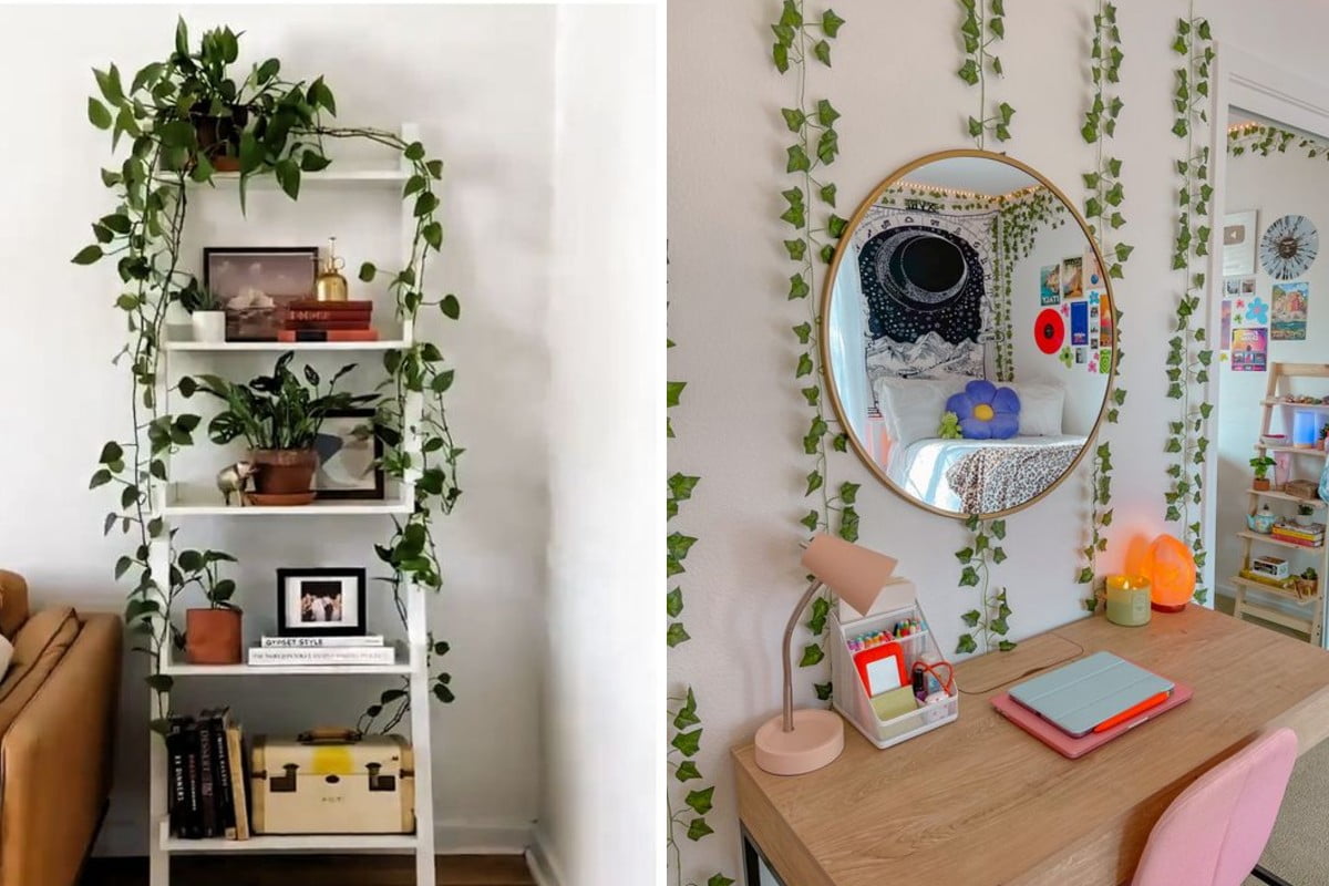 arredare casa con edera finta decorare con edera finta