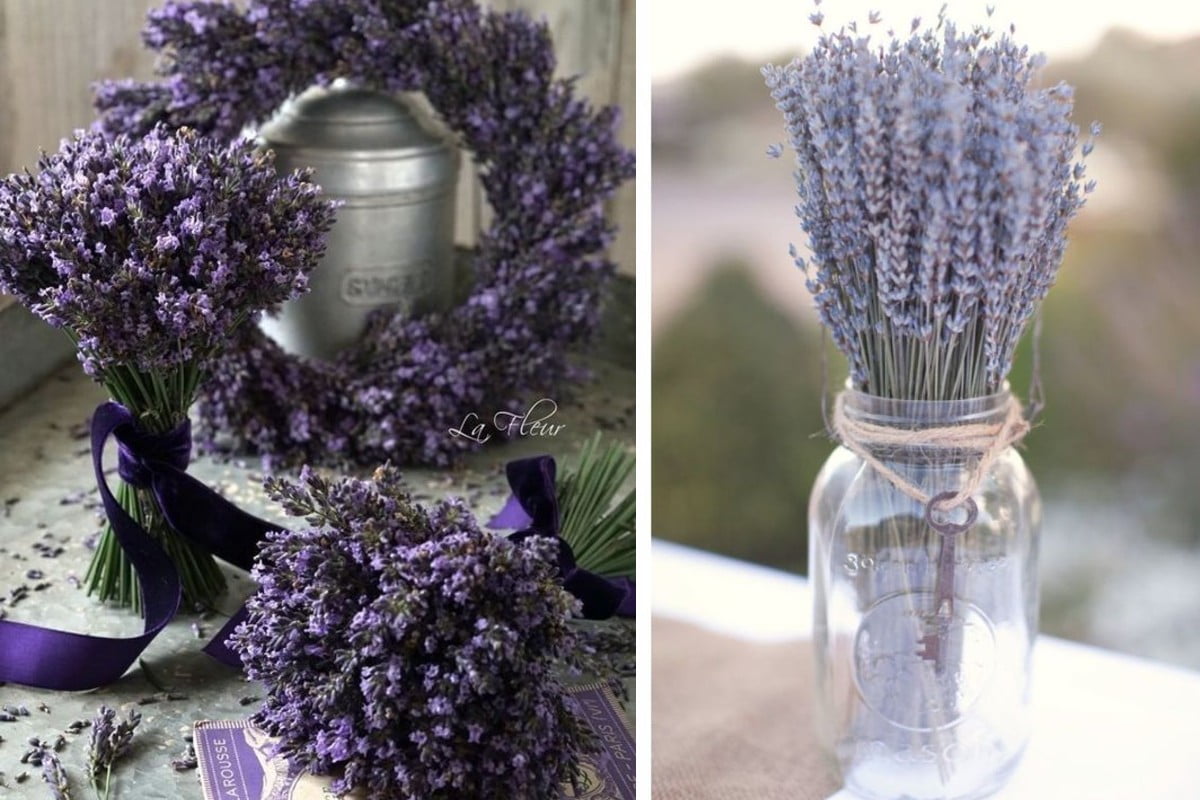 decorare con la lavanda lesterno decorazioni con lavanda