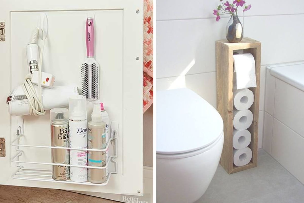 idee funzionali e salvaspazio per idee bagno