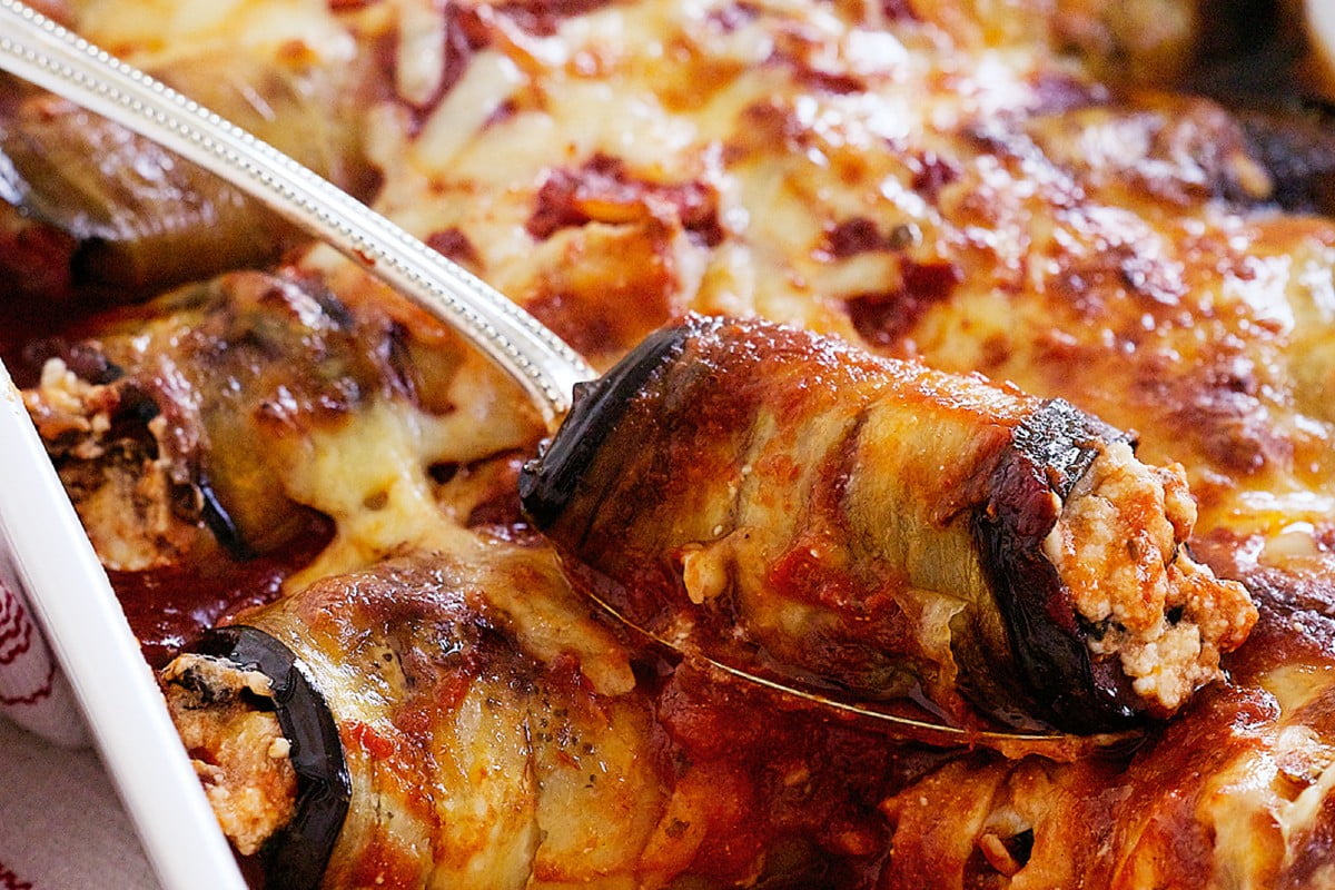 involtini di melanzane e riso involtini di melanzane e riso