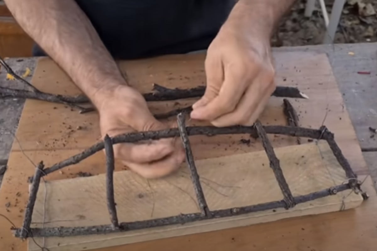 mensola rustica da giardino perfetta decorazioni fai da te 2