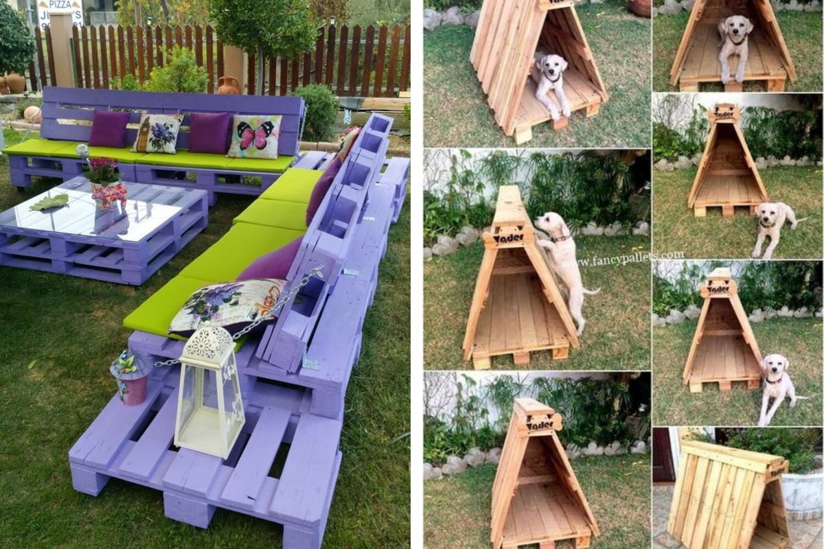 pallet in giardino come trasformarlo giardino pallet