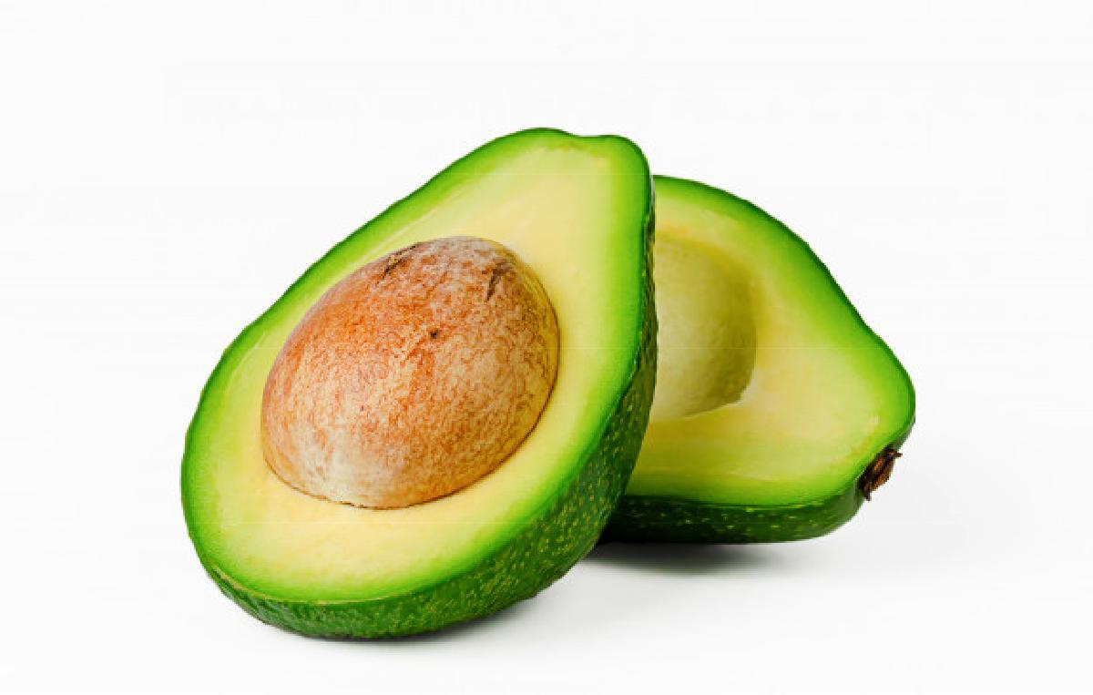 per una estate detox otto two halves fresh avocado isolated white space design element product label catalog print 106885 2316