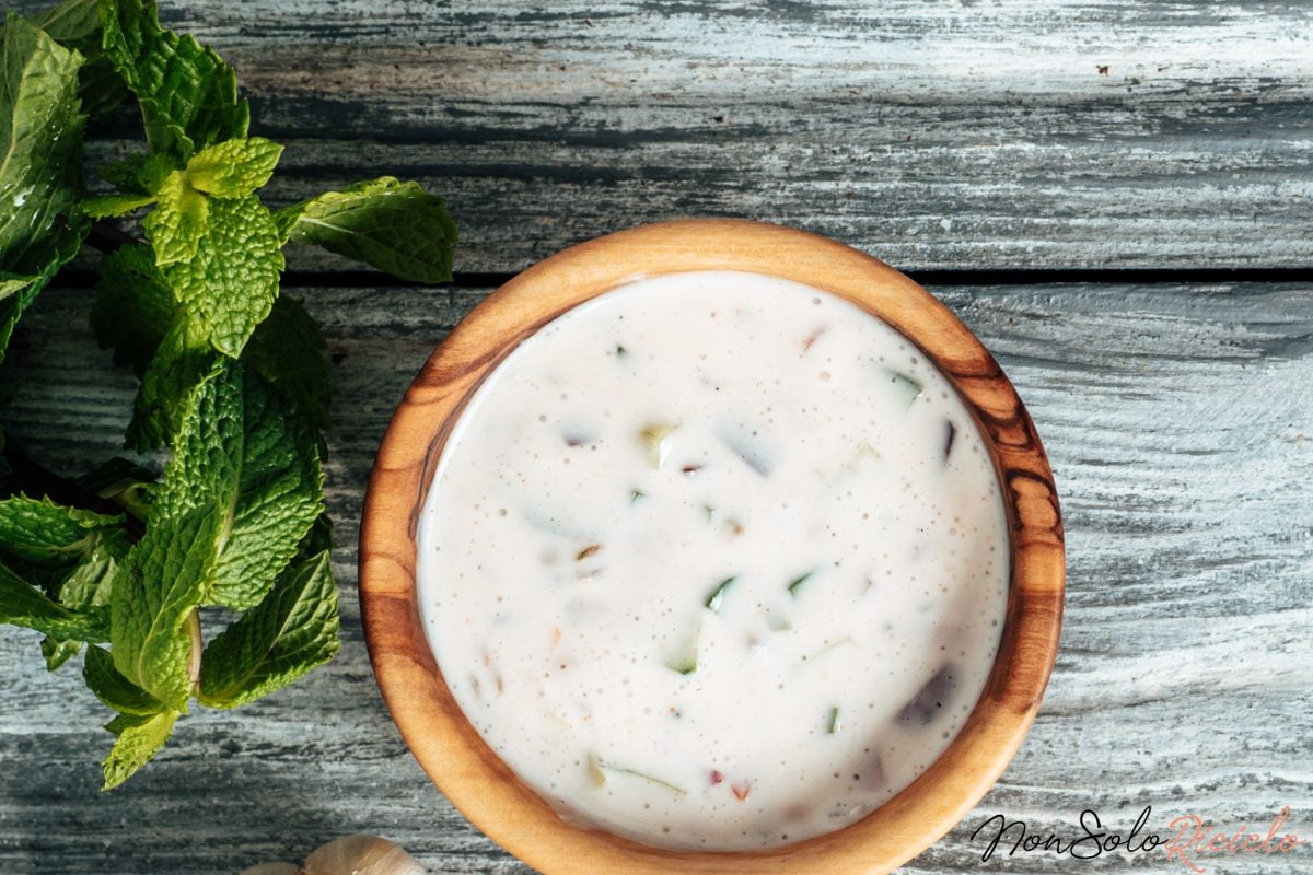 raita menta e coriandolo la 1