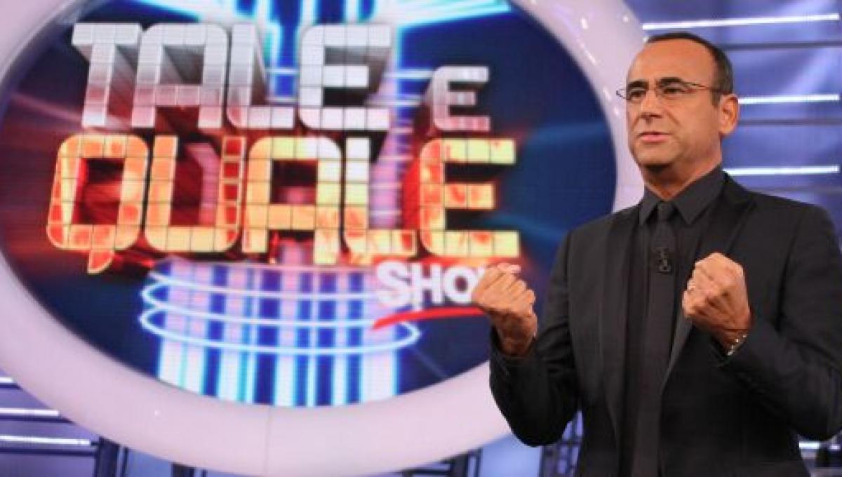 tale e quale show stefania tale e quale show carlo conti avrei voluto festeggiare in grande ma ci tocca ridurre 2513938
