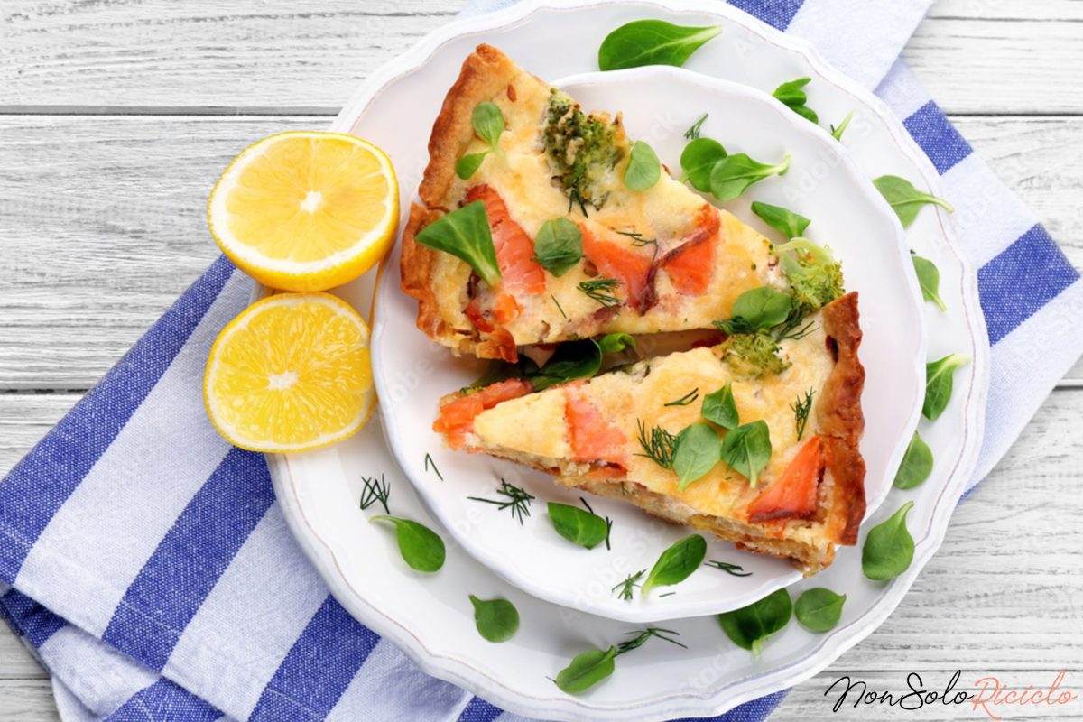 crostata salmone e formaggio una 2
