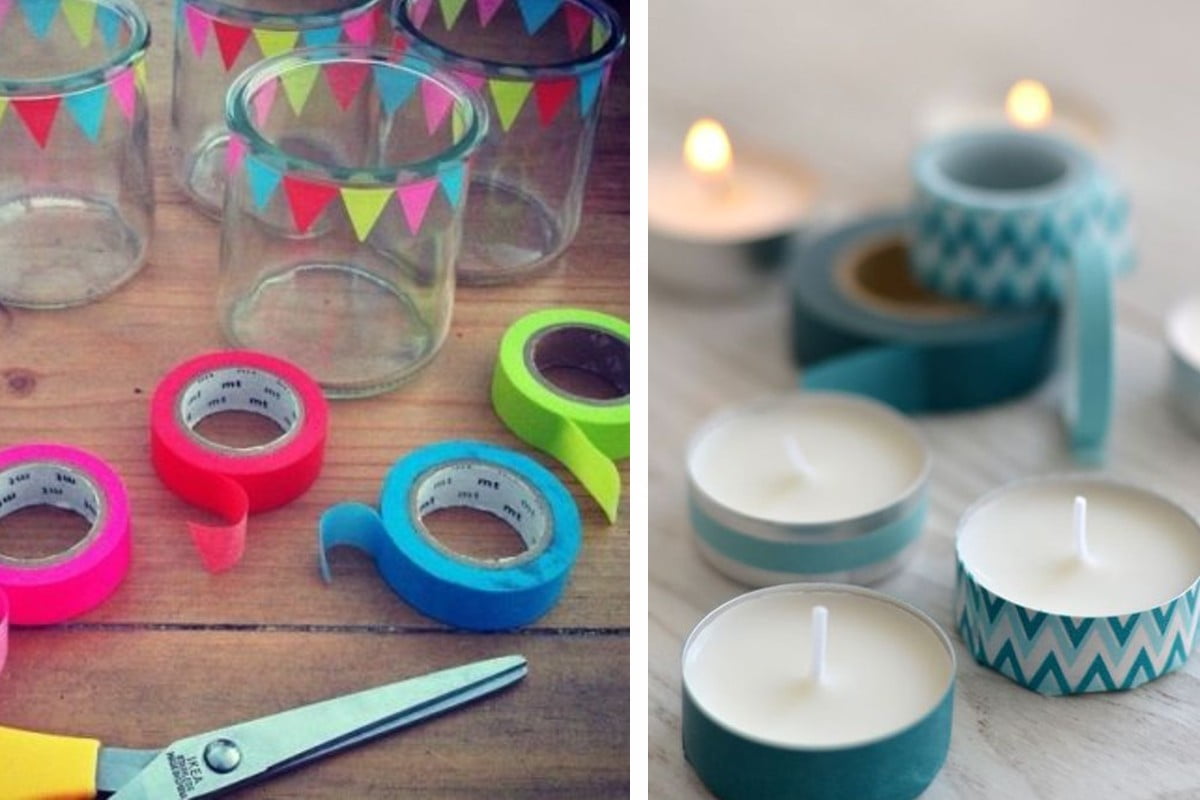 idee originali con i washi washi tape