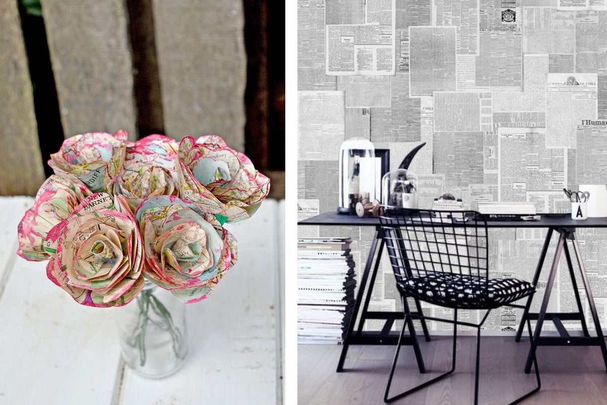 riciclare dei vecchi giornali come riciclo giornali