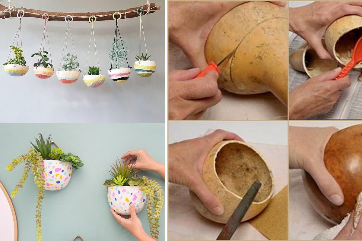 vasi originali realizzati a mano vasi fai da te 1