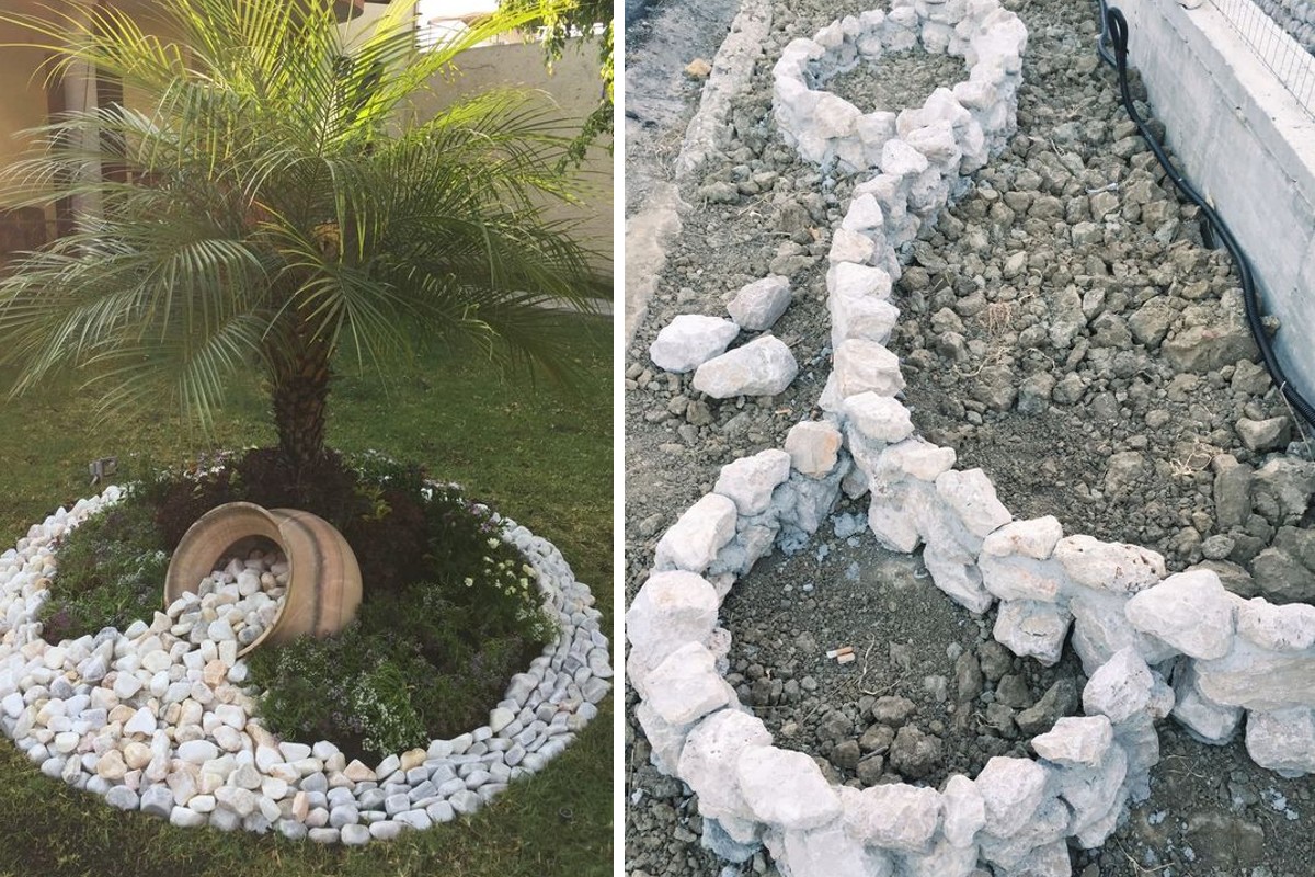 aiuole in pietra tantissime idee aiuole in pietra