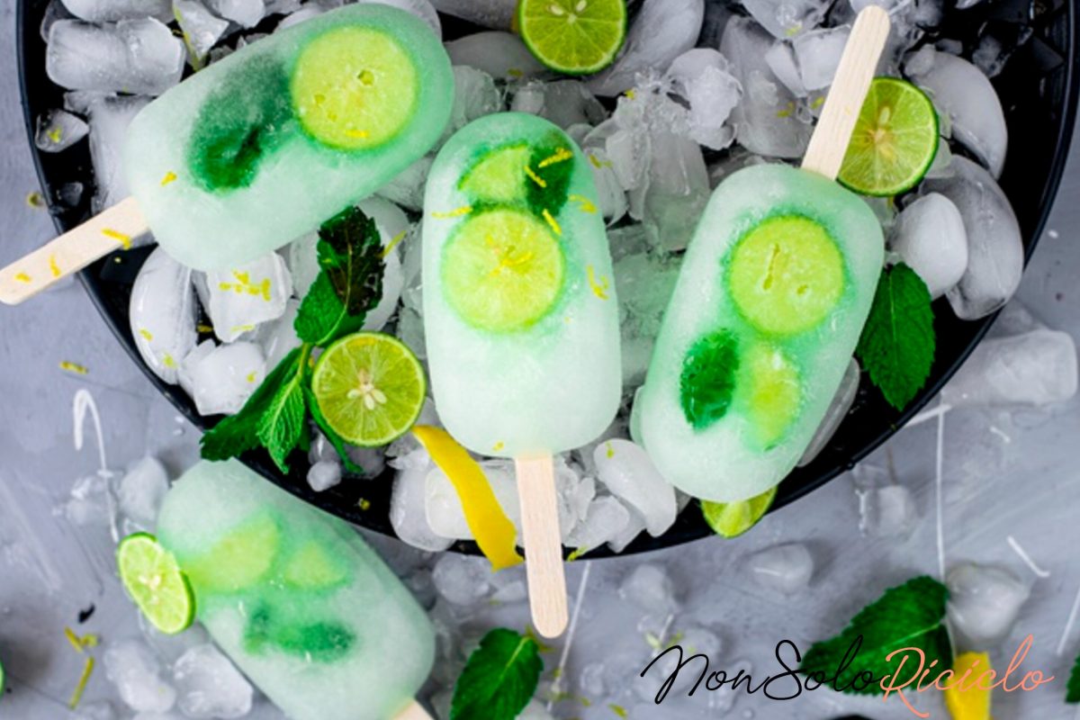 ghiaccioli limone menta e cetrioli 1