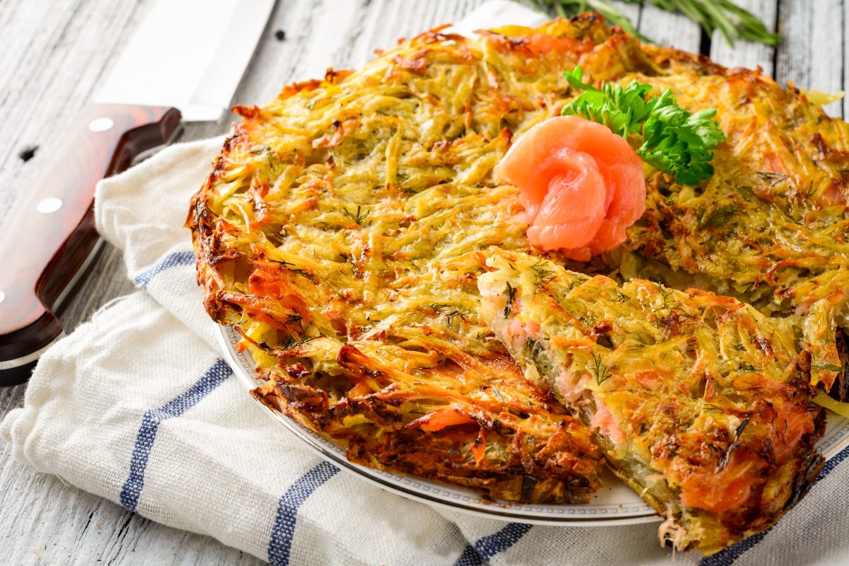 rosti di patate ripieno di AdobeStock 100049428