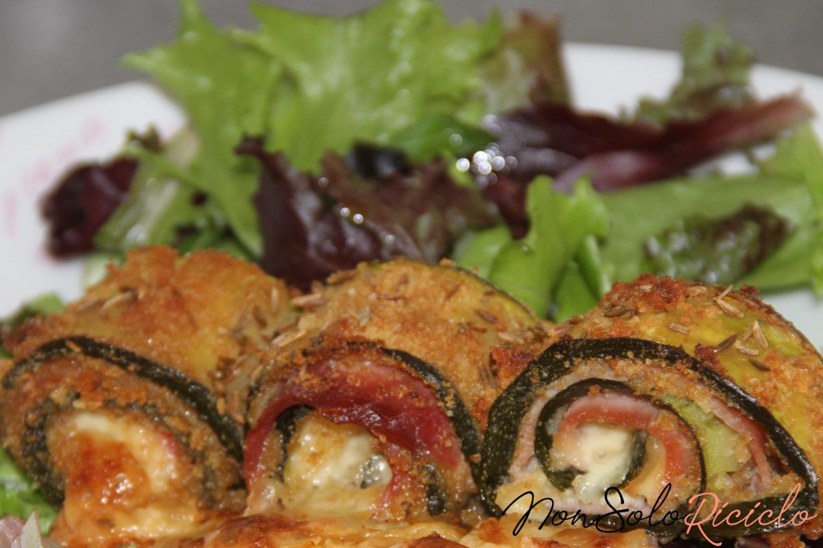 rotelle di zucchine ripiene cotto 3