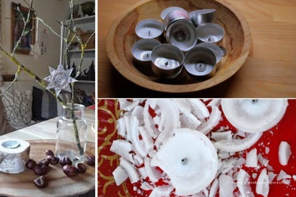 tealights riciclo dopo aver visto riciclo alluminio candele usate