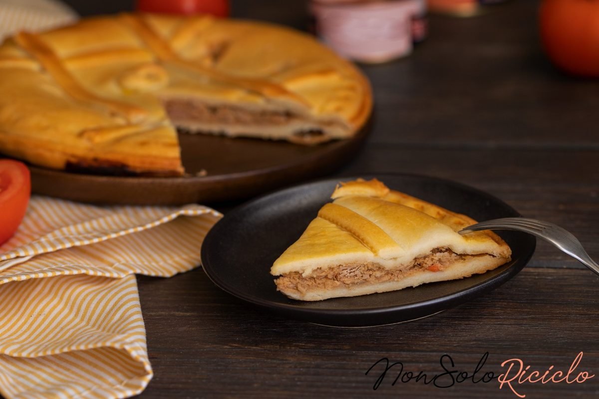 torta salata in padella con 3