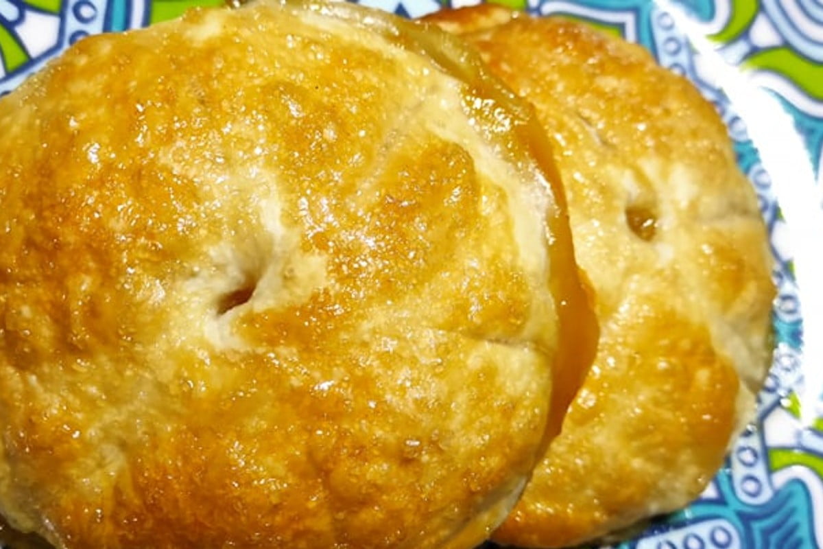 ciambelline di pasta sfoglia alle ciambelline di mele