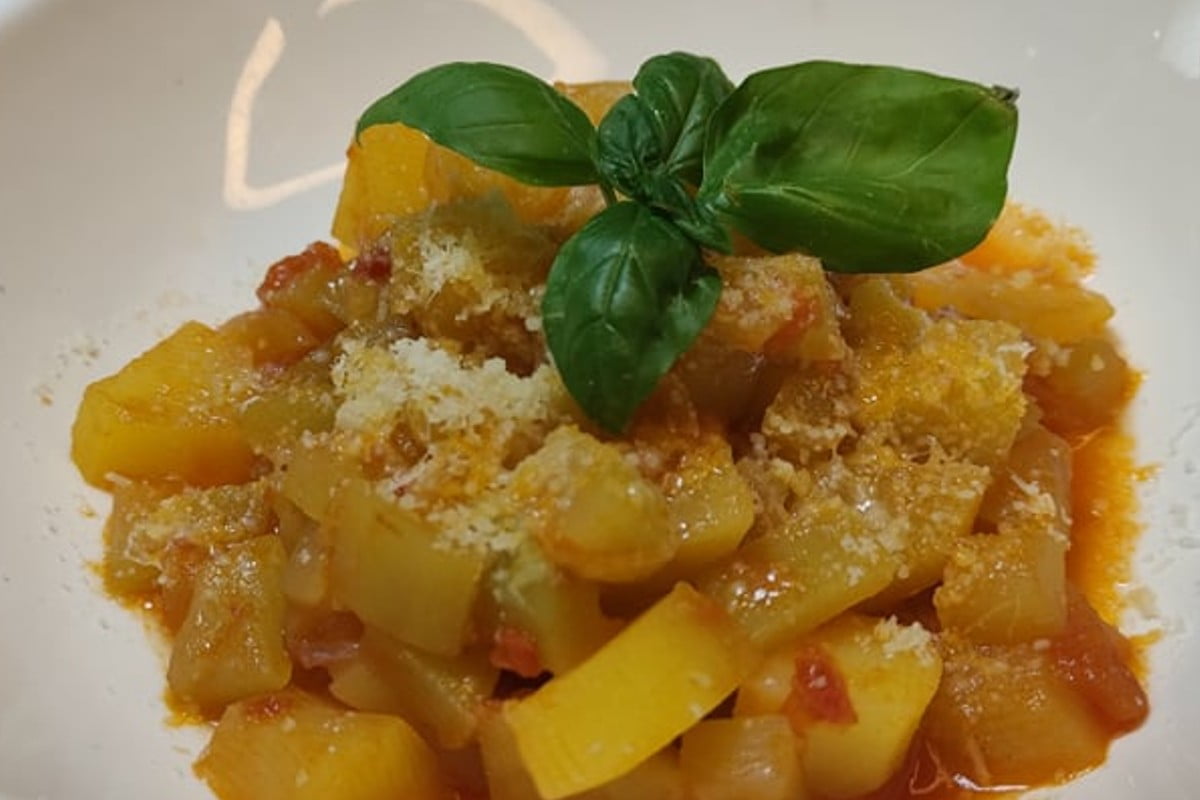 la zuppa di zucchina lunga Zucchina lunga e patate