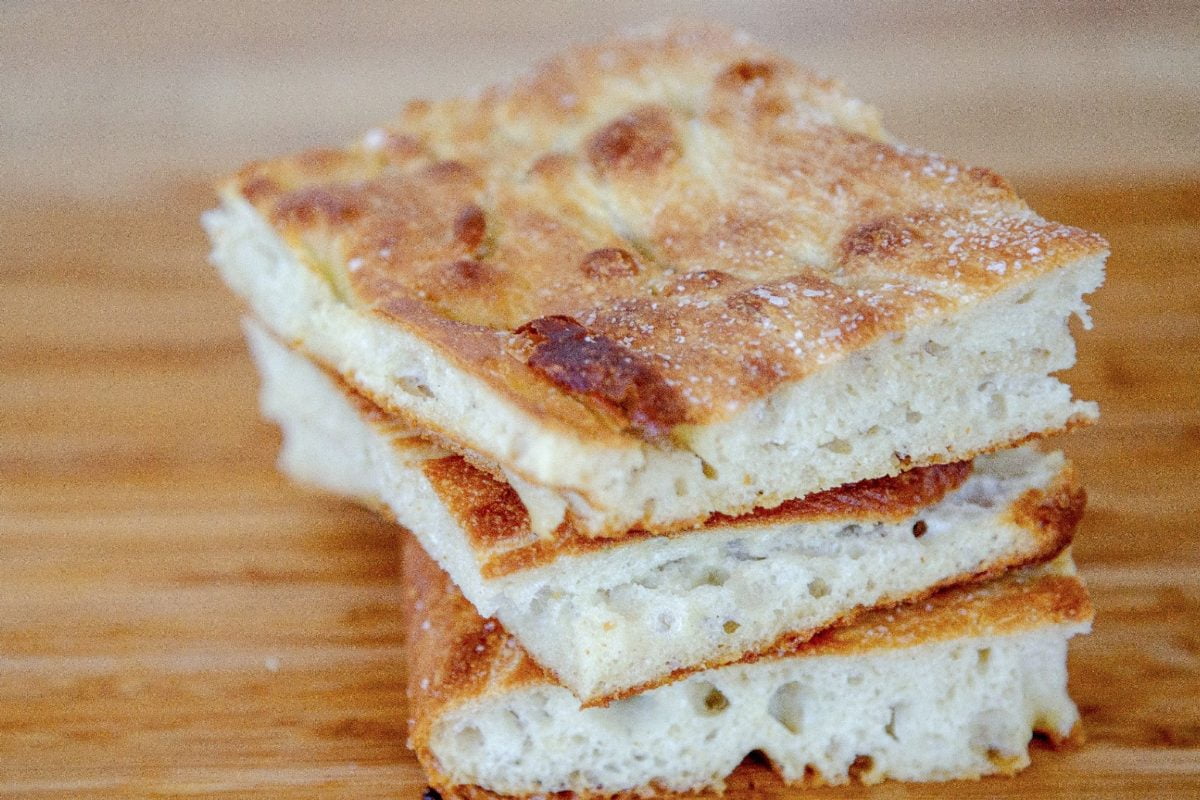 focaccia di semola croccantissima fuori 3 1