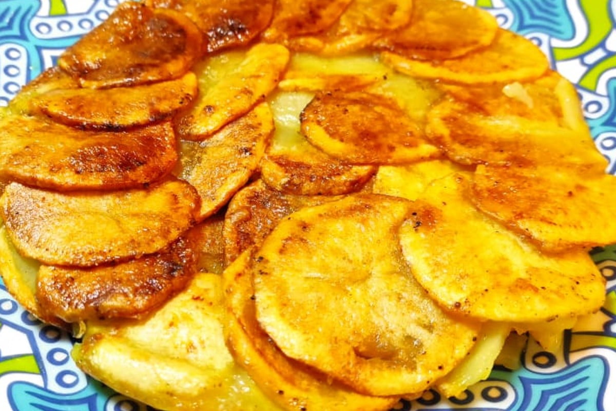 frittata di patate senza uova frittata di patate