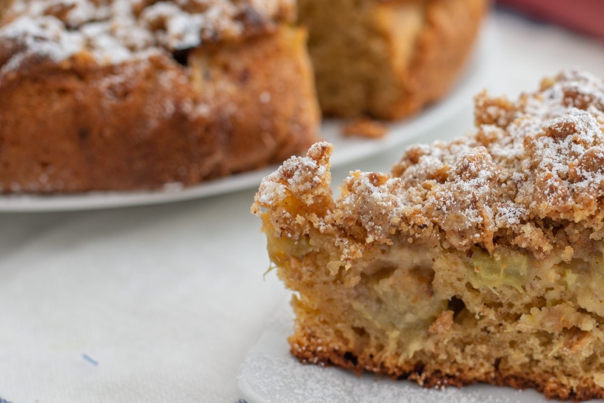 torta mele e nocciole croccante 2