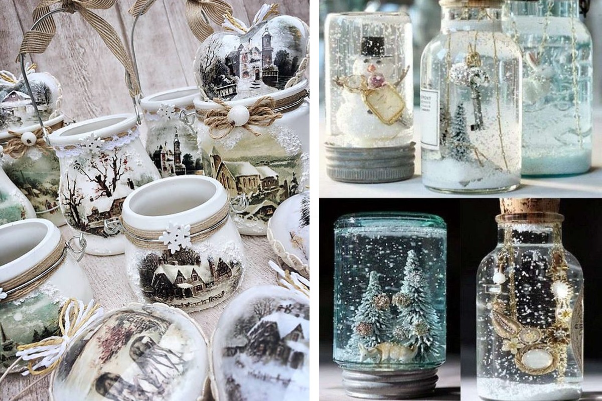 barattoli di vetro natale 302 riciclo barattoli di vetro natale.1