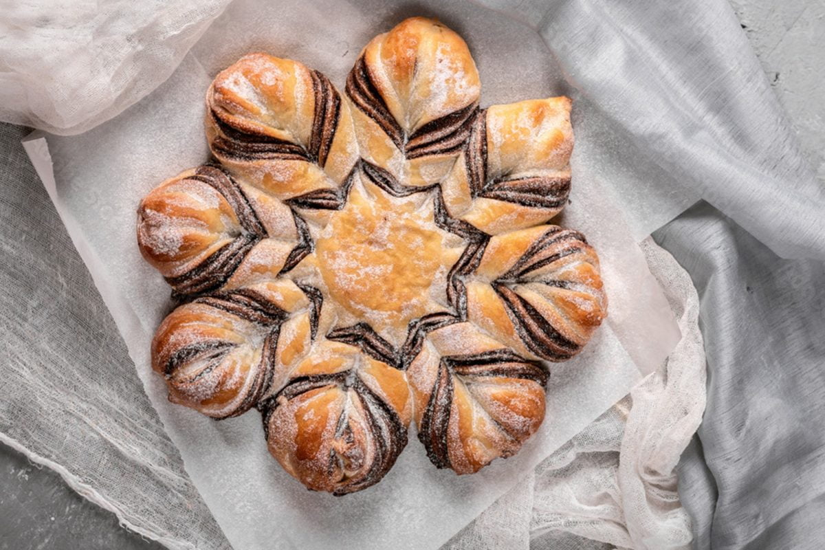 pan brioche stella di natale 2