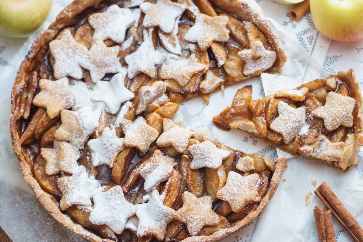 crostata incanto di natale con 3