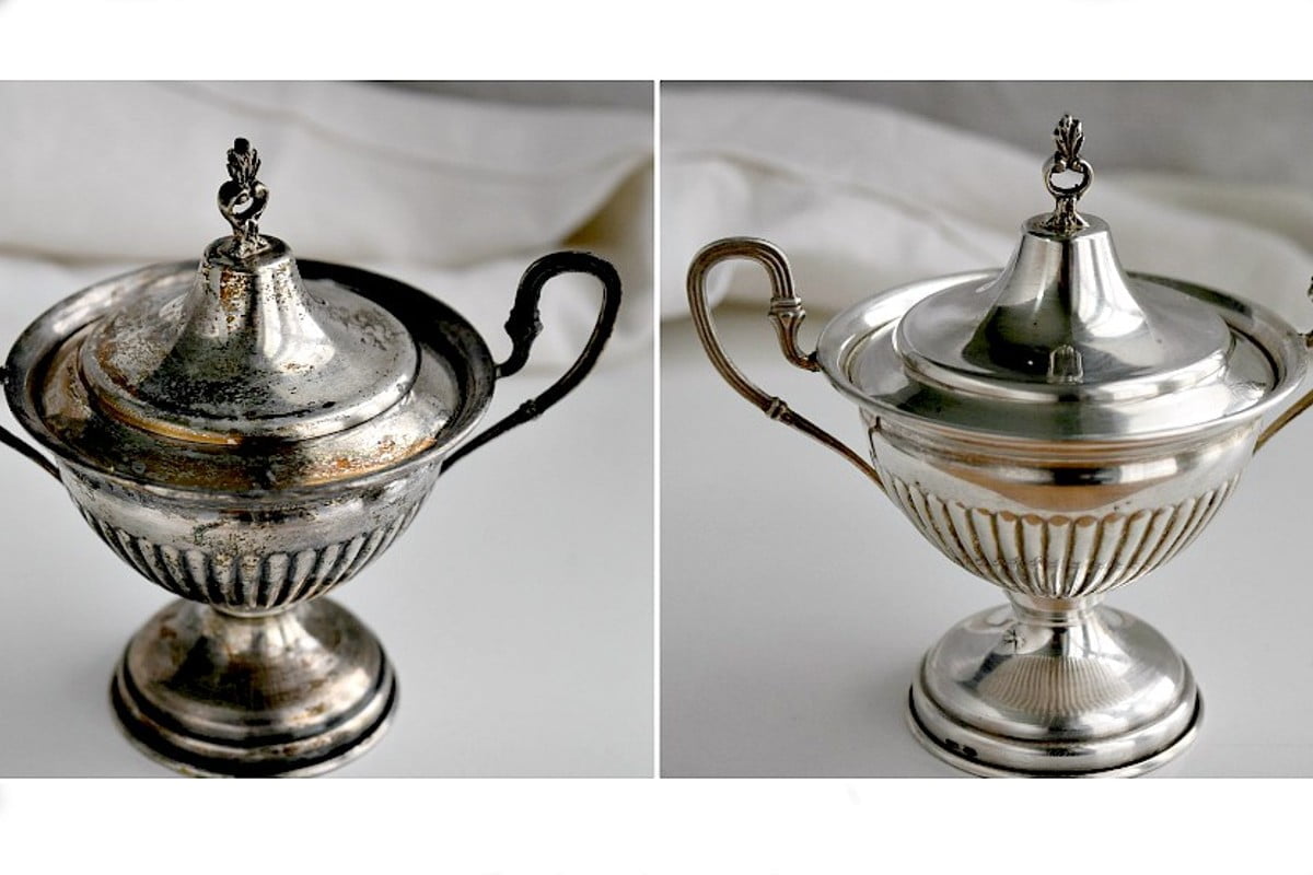 metodo infallibile della nonna per argento brillante