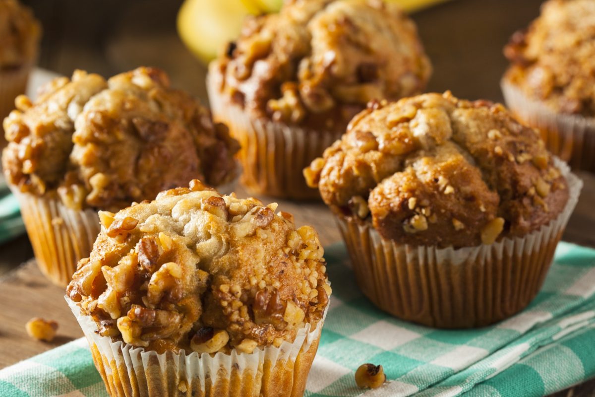 muffin banana e nocciole la 2
