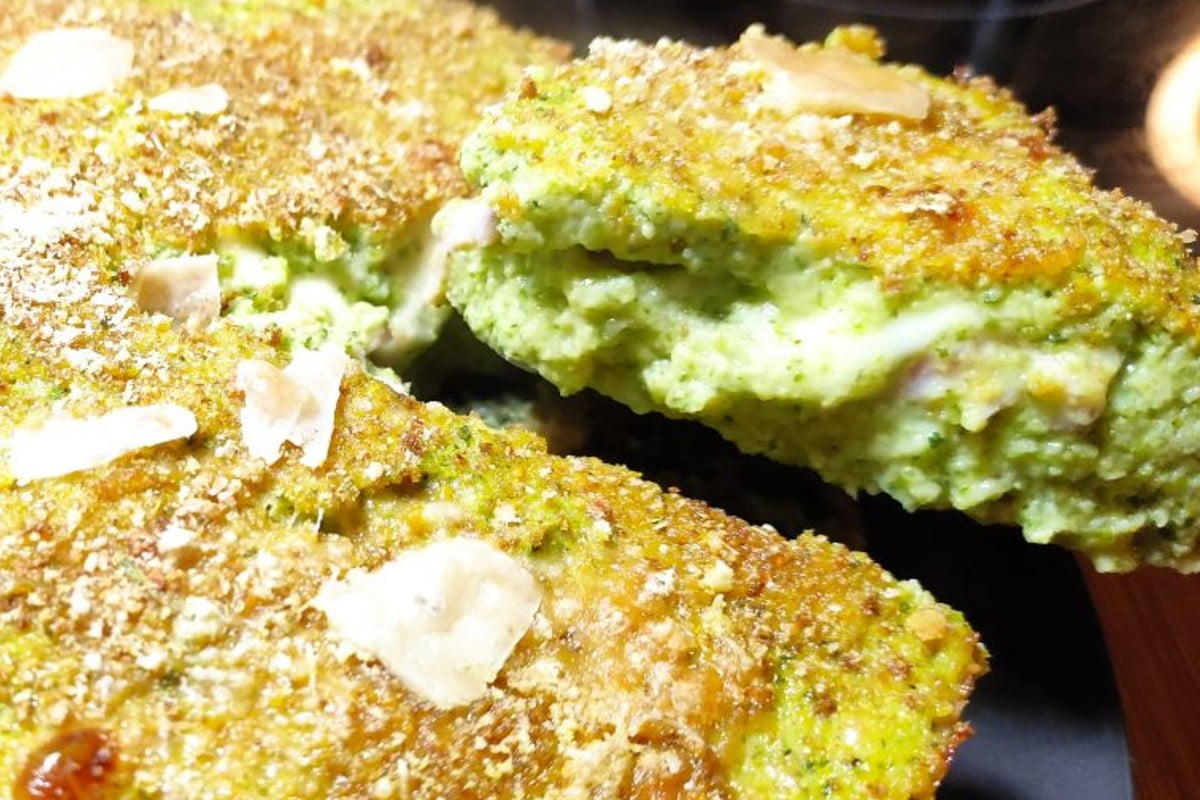 sformato di broccoli con cuore broccoli