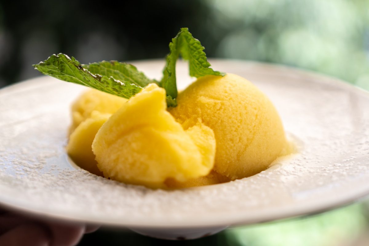 sorbetto al mandarino senza gelatiera 3