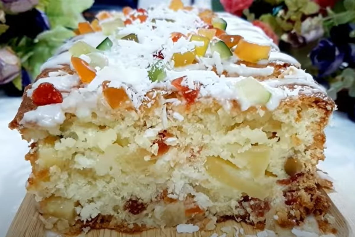 torta alla frutta allananas torta di natale