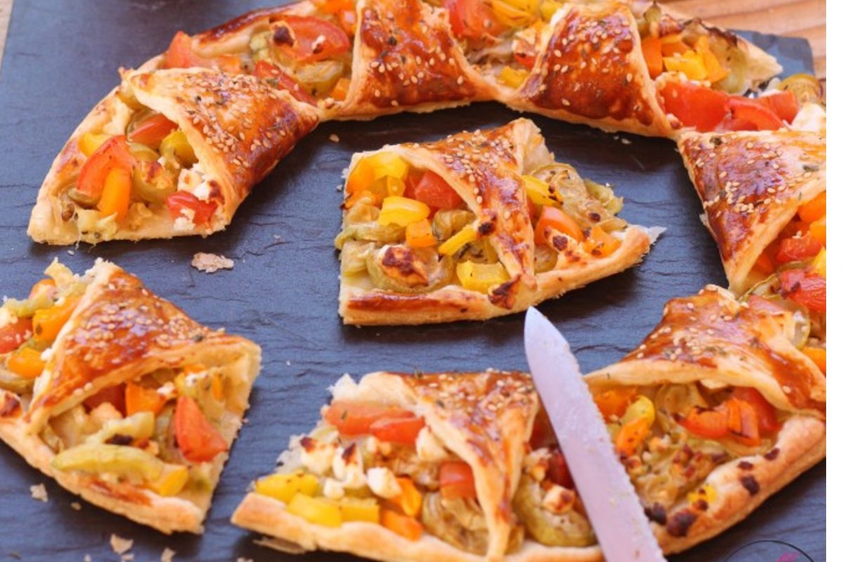 corona di sfoglia e verdure 1