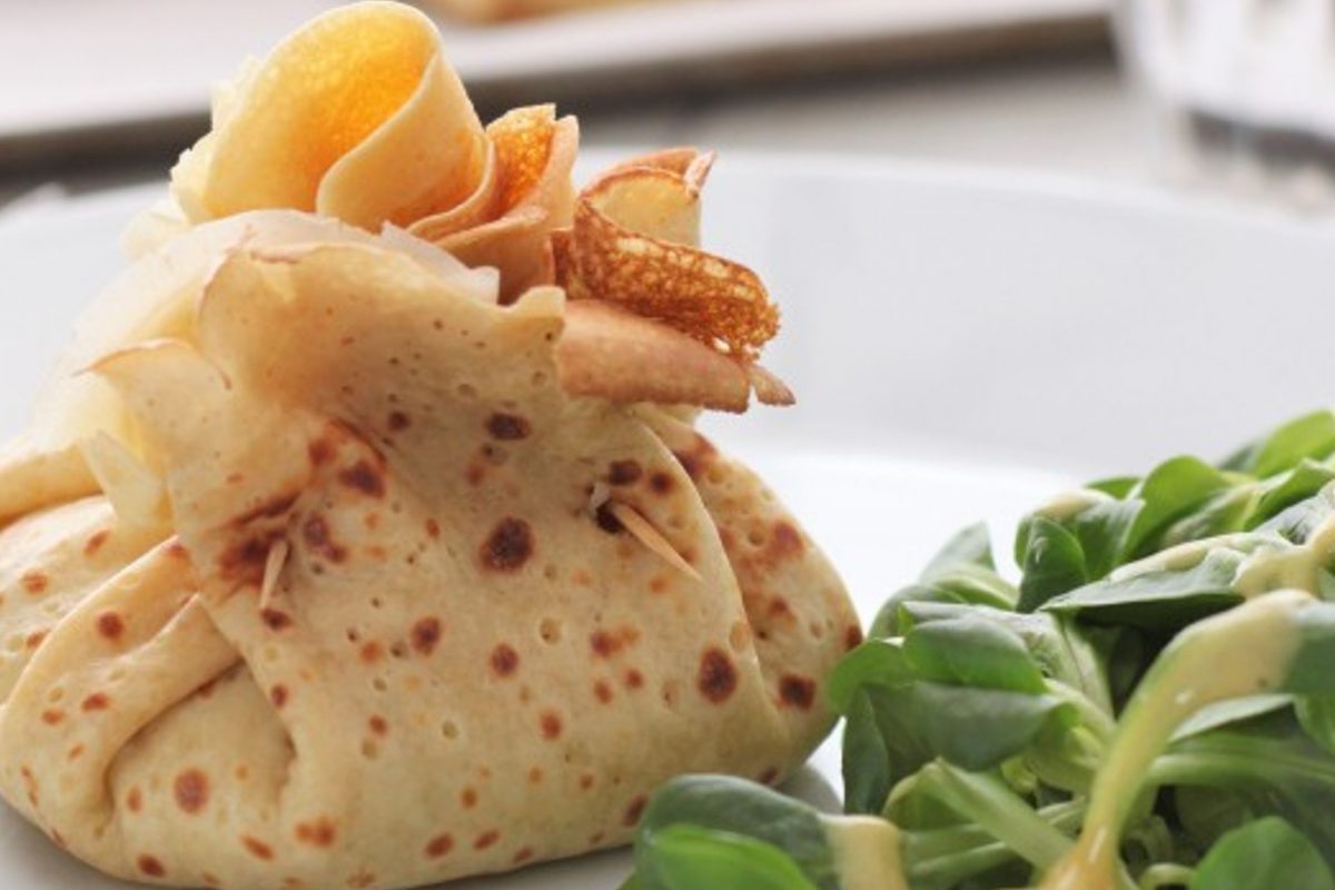 fagottini di porri e prosciutto 2