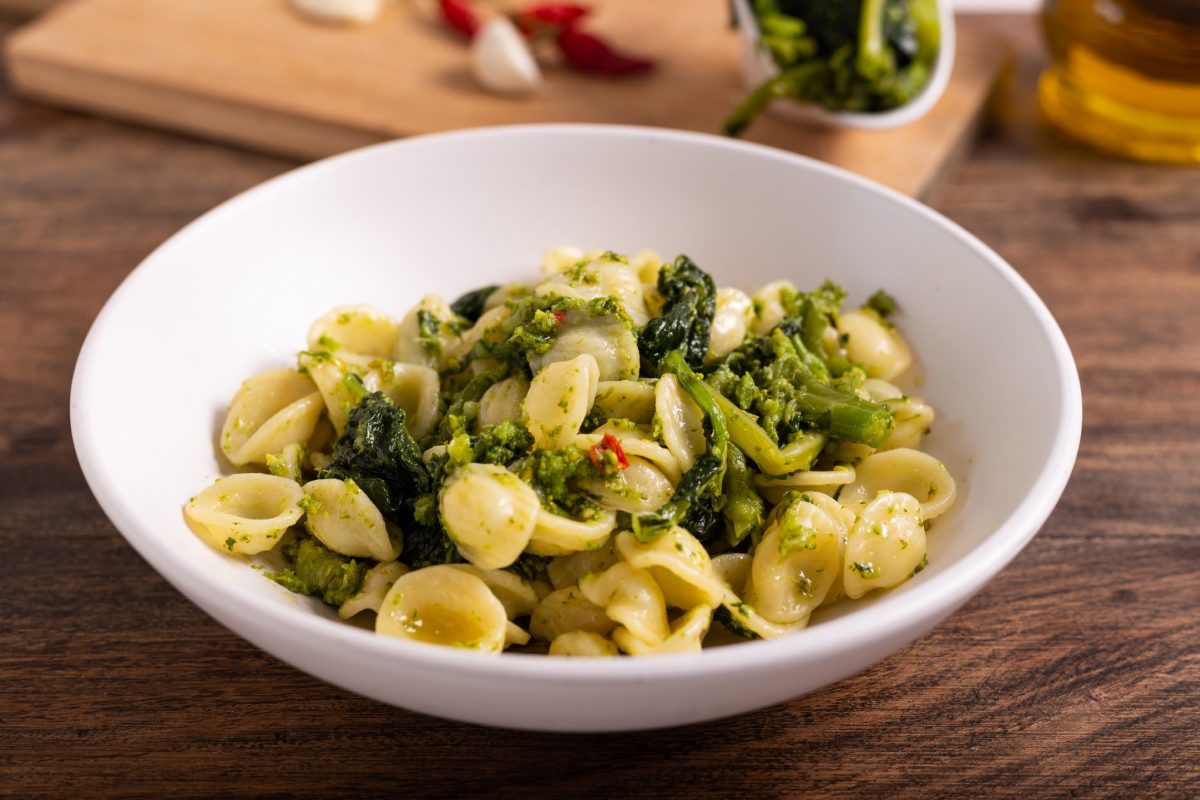 orecchiette croccanti alle cime di 3