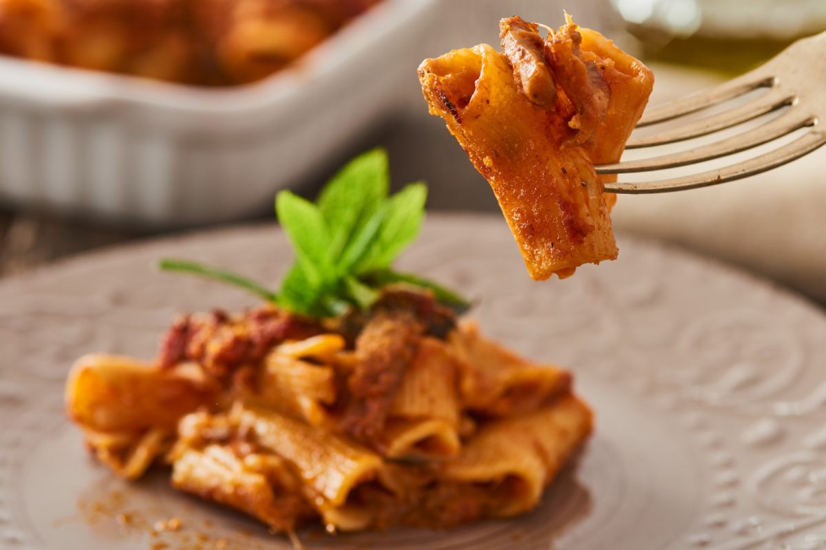 rigatoni al ragu montanaro con 2