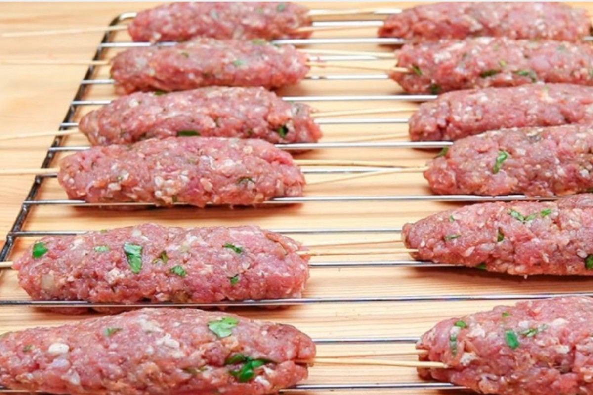 spiedini di macinato con patate spiedini di macinato