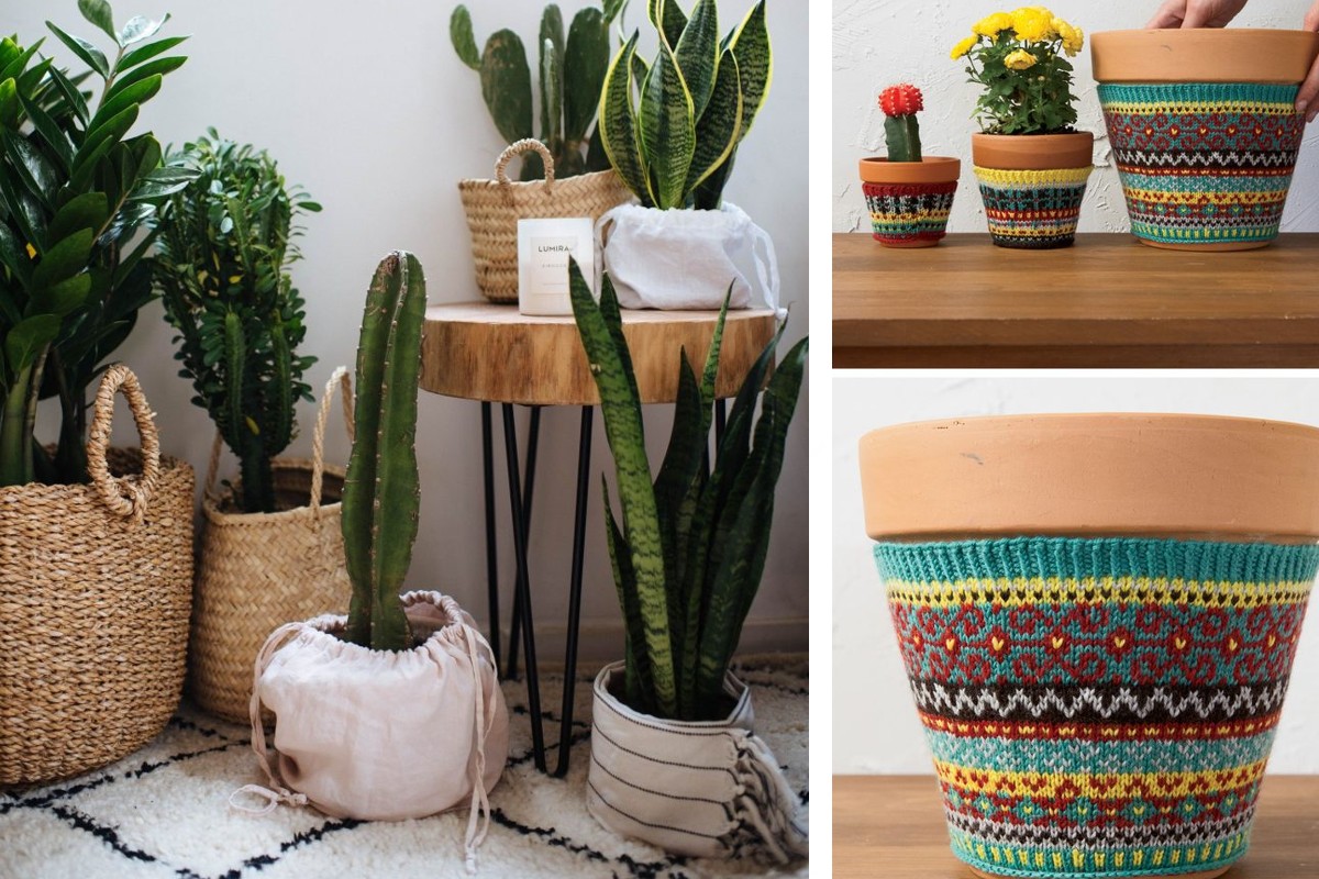 come ricoprire dei vasi che rinnovare vecchi vasi 1