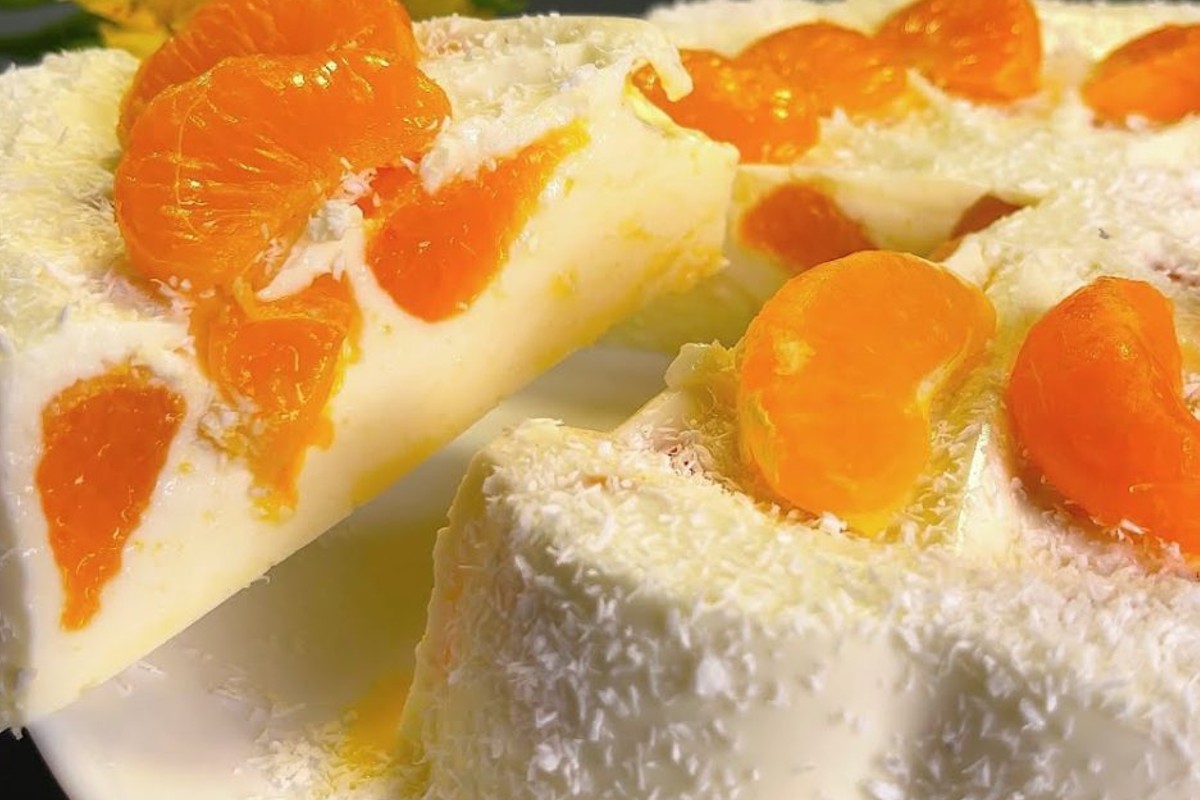 dessert al mandarino pronto in dessert al mandarino