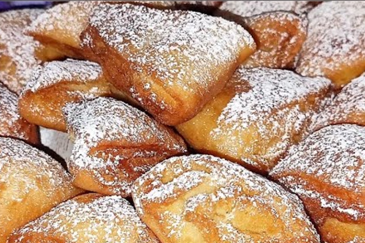 frittelle triangolo allo yogurt dolcetti triangolini fritti 1