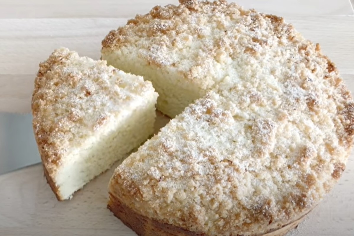 keto lemon crumble breakfast cake sbriciolata alla crema keto