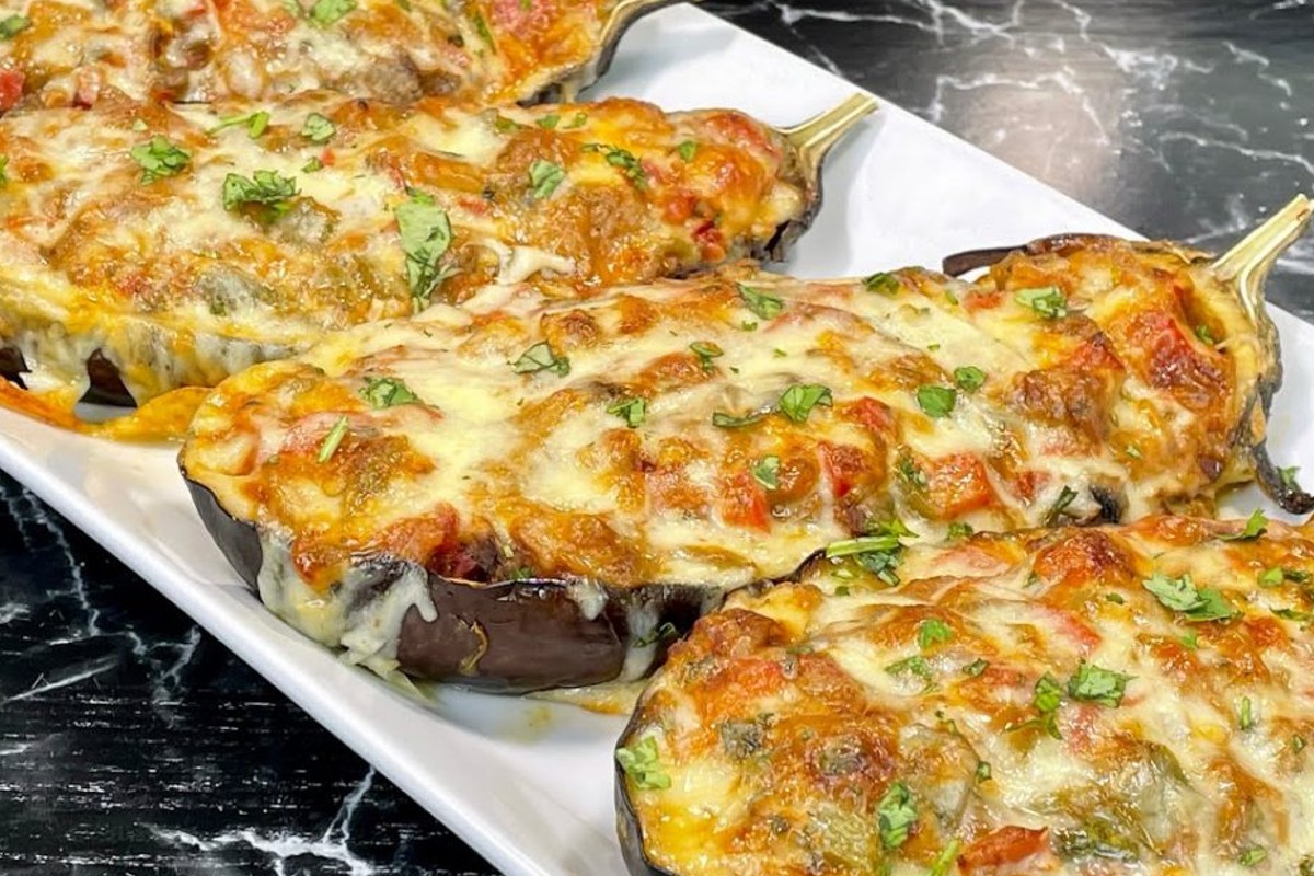 melanzane gratinate ripiene gustose e melanzane ripiene di verdure
