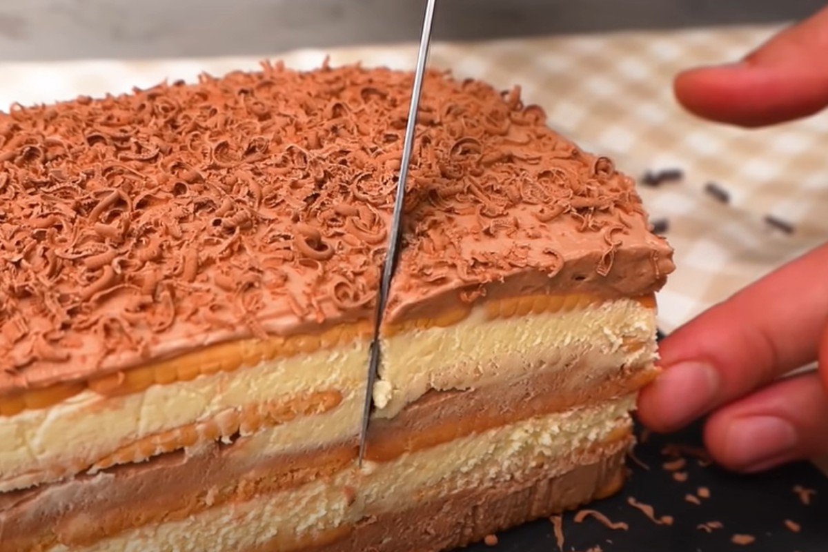 senza forno burro o uova torta biscotto