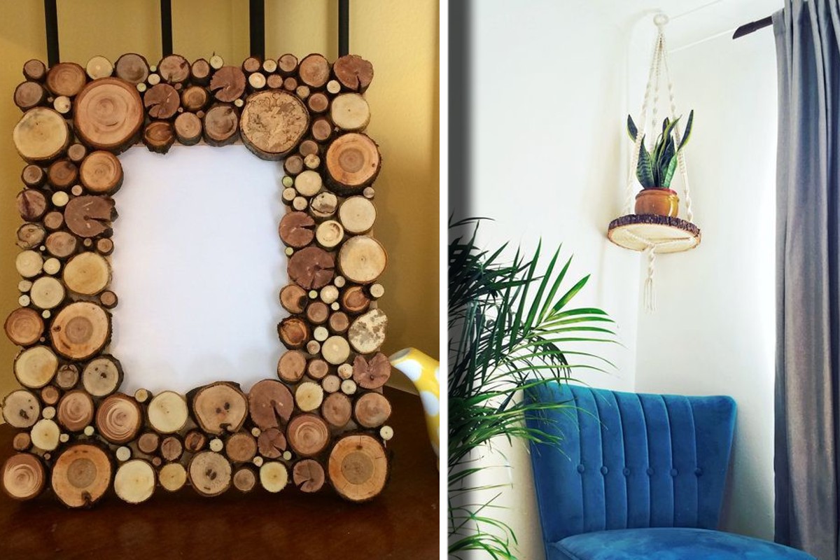 tante idee creative per usare dischi di legno 1