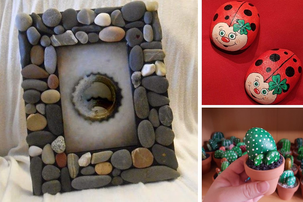 tante idee da copiare per riciclo sassi